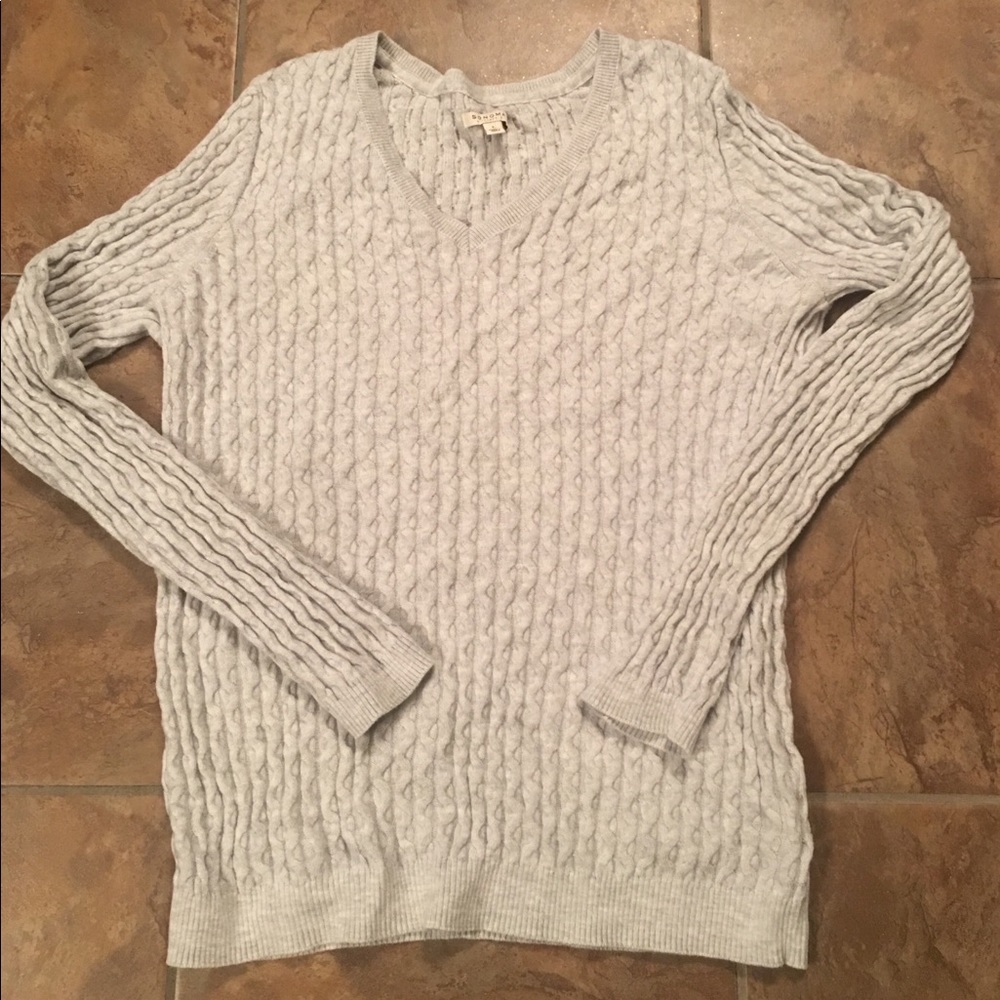 Sonoma cable-knit sweater